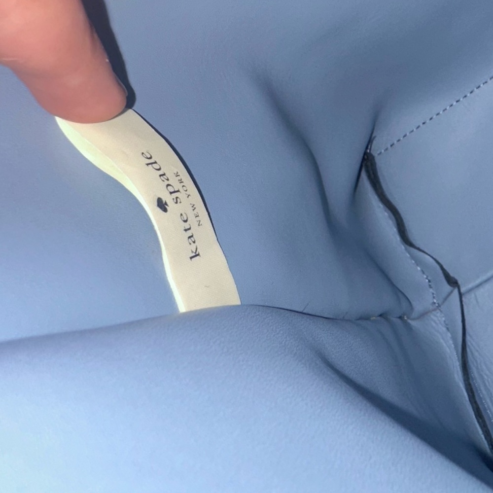 Kate Spade On Purpose Navy Leather Studded Tote Rwanda + MagSafe Wallet NWT - Picture 12 of 12